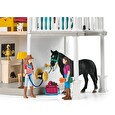 Hračka Schleich Velký dům se stájí, příslušenstvím a kloubovými figurkami