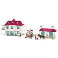 Hračka Schleich Velký dům se stájí, příslušenstvím a kloubovými figurkami