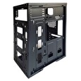 Eurocase MidT ML N6-530B / bez zdroje / 2x USB 3.0 / USB-C / černá