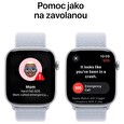 Apple Watch S10/42mm/Silver/Sport Band/Blue Cloud