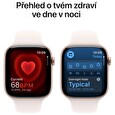 Apple Watch S10/42mm/Rose Gold/Sport Band/Light Blush/-S/M