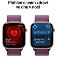 Apple Watch S10/42mm/Rose Gold/Sport Band/Plum
