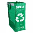 Sada SIXTOL tašky na tříděný odpad Sort Easy 3 Slim, 18 x 30 x 40 cm, 3 x 22 l, 3 ks