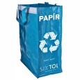 Sada SIXTOL tašky na tříděný odpad Sort Easy 3 Slim, 18 x 30 x 40 cm, 3 x 22 l, 3 ks