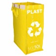 Sada SIXTOL tašky na tříděný odpad Sort Easy 3 Slim, 18 x 30 x 40 cm, 3 x 22 l, 3 ks