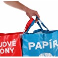 Sada SIXTOL tašky na tříděný odpad Sort Easy 3 Slim, 18 x 30 x 40 cm, 3 x 22 l, 3 ks