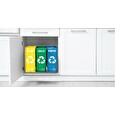 Sada SIXTOL tašky na tříděný odpad Sort Easy 3 Slim, 18 x 30 x 40 cm, 3 x 22 l, 3 ks