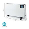 Ventilátor Nedis SmartLife konvekční, horkovzdušný HTCO50WTW