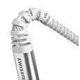 Swissten DATOVÝ KABEL KEVLAR USB / USB-C 1,5 M BÍLÝ