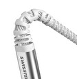 Swissten DATOVÝ KABEL KEVLAR USB-C / LIGHTNING 1,5 M BÍLÝ