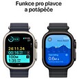 Apple Watch Ultra 2/49mm/Black/Sport Band/Black Trail/-M/L