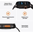 Apple Watch Ultra 2/49mm/Black/Sport Band/Black Trail/-M/L