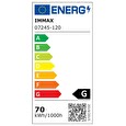 IMMAX NEO FINO SMART nástěnné + stropní svítidlo černé 120cm 70W 4450lm, Zigbee 3.0 s DO, TUYA
