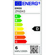 EMOS LED FLM MINI GL 5,9W(60W) 806lm E27 NW