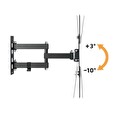 Výsuvný držák Brateck LPA68-443 pro TV 23"-55" 30kg polohovatelný nástěnný