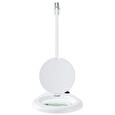 Nedis zvětšovací stolní LED lampa/ čočka 3 dioptrie/ spotřeba 9 W/ teplota 6500 K/ světelný tok 720 lm/ bílá
