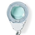 Nedis zvětšovací stolní LED lampa/ čočka 3 dioptrie/ spotřeba 9 W/ teplota 6500 K/ světelný tok 720 lm/ bílá