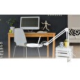 Nedis zvětšovací stolní LED lampa/ čočka 3 dioptrie/ spotřeba 9 W/ teplota 6500 K/ světelný tok 720 lm/ bílá