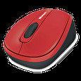Microsoft Wireless Mobile Mouse 3500 Flame Red Gloss - Myš BlueTrack bezdrátová, USB, červená/černá
