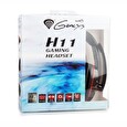 Natec Genesis H11 herní sluchátka s mikrofonem, ovl. hlasitosti, 2x jack, 2m