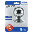4World Internetová kamera 2.0MP USB 2.0 s LED podsvícením + mikrofon, univerzá