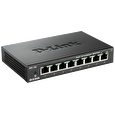 D-Link DES-108 kovový 8-port 10/100 Desktop Switch