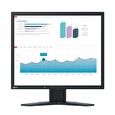 EIZO 19" S1934H-BK, IPS, 1280 × 1024, 250 cd/m2, 1000:1,DVI-D, DP, DSub, černý