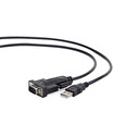 Gembird Kabel adapter USB-serial 1,5m 9 pin (com), černý
