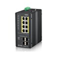 ZyXEL 8xGb+4xSFP POE IP30 DIN 240W RGS200-12P