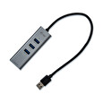 I-TEC USB 3.0 Metal 3 port HUB Gigabit Ethernet 1x USB 3.0 na RJ-45 3x USB 3.0
