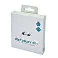 I-TEC USB 3.0 Metal 3 port HUB Gigabit Ethernet 1x USB 3.0 na RJ-45 3x USB 3.0