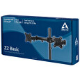 ARCTIC Z2 Basic stolní držák pro 2 monitory, 13"-27" LCD, VESA, 2x 8 kg, černý