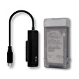 iTec USB 3.0 MySafe Easy, rámeček na externí pevný disk 9,5mm / 2.5" USB-C 3.1 Gen2, černý
