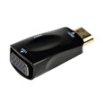 Kabel C-TECH red. HDMI na VGA + Audio, M/F, cerná