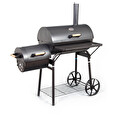 G21 gril na dřevěné uhlí BBQ big s udírnou/ grilovací plocha 2360 cm2