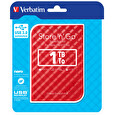 Verbatim HDD/ Store 'n' Go/ 1TB/ Externí 2,5"/ USB 3.0/ GEN2/ červený