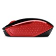 HP 200 - Myš - pravák a levák - optický - bezdrátový - 2.4 GHz - bezdrátový přijímač USB - červená