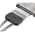Akasa HDD adaptér Flexstor ESATA, 2,5" SATA HDD/SSD na E-SATA, 40cm