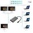 I-TEC THUNDERBOLT 3 Dual Display Port adaptér 4K/ 2x Display Port 4K