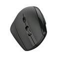 Myš C-TECH VEM-08, vertikální, bezdrátová, 6 tlačítek, černá, USB nano receiver