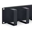 19" vyvazovací panel 2U 6x háček 70x85mmb black (RAB-VP-X22-A1)