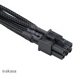 Akasa kabel prodlužovací FLEXA V6/ prodloužení napájecího 6pin kabelu pro VGA/ 40cm