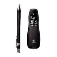 Logitech Presenter R400/ bezdrátový/ 2,4 GHz/ USB/ červené laser ukazovátko