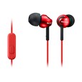 Sony sluchátka do uší MDREX110APR/ drátová/ 3,5mm jack/ citlivost 103 dB/mW/ červená