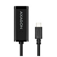 AXAGON ADE-SRC, USB-C 3.2 Gen 1 - Gigabit Ethernet síťová karta, auto instal, černá