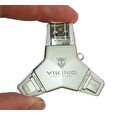 Viking USB FLASH DISK 3.0 4v1 128GB, S KONCOVKOU APPLE LIGHTNING, USB-C, MICRO USB, USB3.0, černá