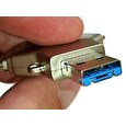 Viking USB FLASH DISK 3.0 4v1 128GB, S KONCOVKOU APPLE LIGHTNING, USB-C, MICRO USB, USB3.0, černá