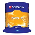 Verbatim DVD-R 4,7GB 16x, 100ks - média, spindle