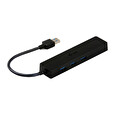 I-TEC USB HUB ADVANCE/ 3 porty/ USB 3.0/ Gigabit Ethernet adaptér (RJ45)/ slim/ černý