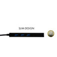 I-TEC USB HUB ADVANCE/ 3 porty/ USB 3.0/ Gigabit Ethernet adaptér (RJ45)/ slim/ černý